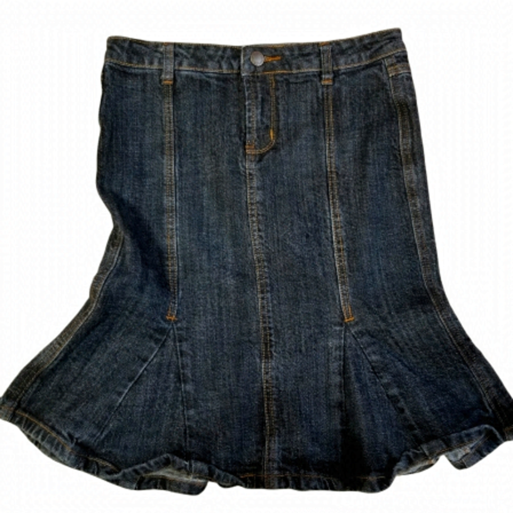 Ricki's Cotton Blend Denim Skirt In Size 4